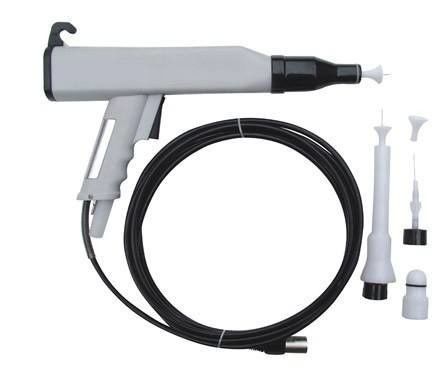 Pistolet de revêtement métallique en poudre électrostatique à aspiration de laboratoire professionnel
