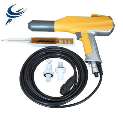 2024 Un pistolet électrostatique à pulvérisation de poudre métallique à aspiration à main en jaune