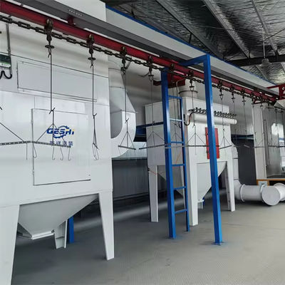 Ligne de revêtement en poudre horizontale non standard pour les substrats en acier Poids 10000 kg