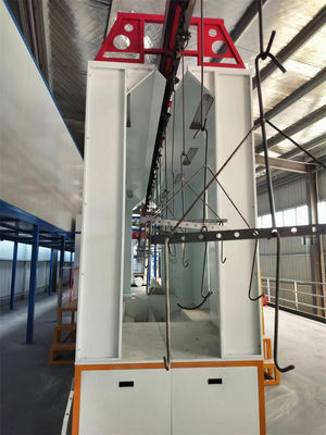 Ligne de revêtement en poudre horizontale non standard pour les substrats en acier Poids 10000 kg