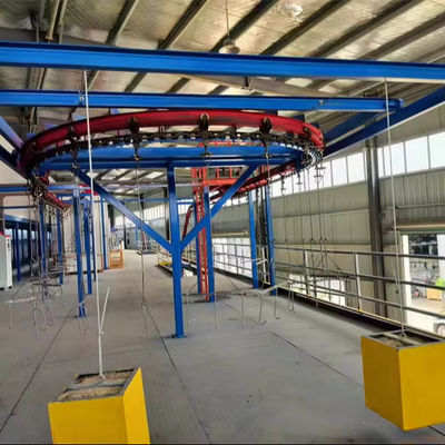 Ligne de revêtement en poudre électrostatique polyvalente Systèmes industriels de lignes de peinture de revêtement en poudre