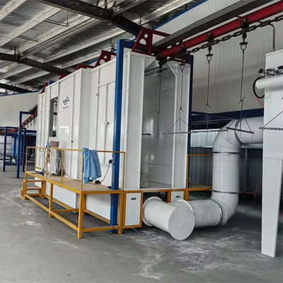 Ligne de revêtement en poudre électrostatique polyvalente Systèmes industriels de lignes de peinture de revêtement en poudre