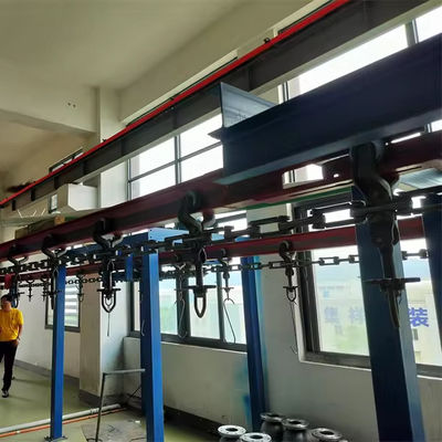 Ligne de revêtement en poudre électrostatique polyvalente Systèmes industriels de lignes de peinture de revêtement en poudre