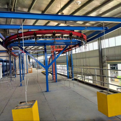 Ligne de peinture sur couche en poudre personnalisée haute précision pour le revêtement de substrat en acier