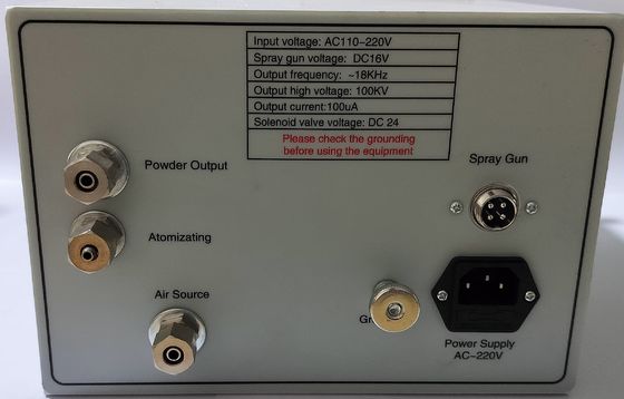 500W 220V Machine de pulvérisation de poudre électrostatique à revêtement de surface métallique manuelle mobile
