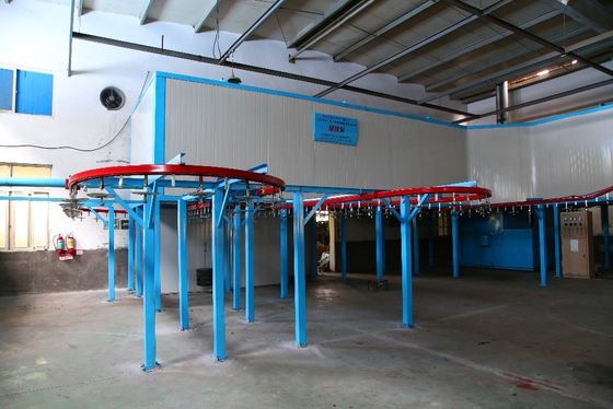 Systèmes de convoyeurs de revêtement en poudre écologiques à haute efficacité