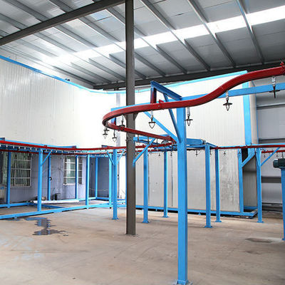 Ligne de montage de pulvérisation électrostatique en acier OEM Machine de revêtement industriel à poudre économe en énergie