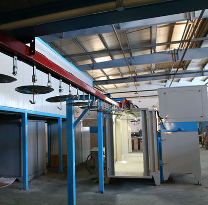Ligne de montage de pulvérisation électrostatique en acier OEM Machine de revêtement industriel à poudre économe en énergie