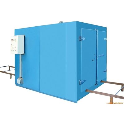 Opération de séchage du four à revêtement en poudre sur mesure pour la réparation de machines