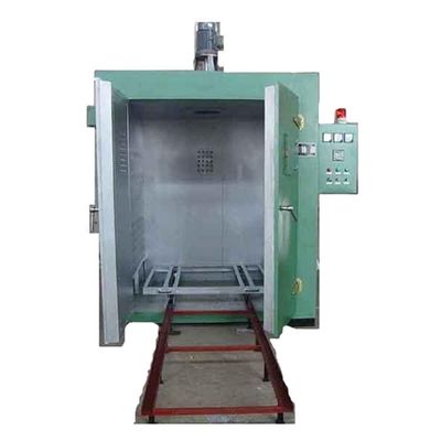 Opération de séchage du four à revêtement en poudre sur mesure pour la réparation de machines