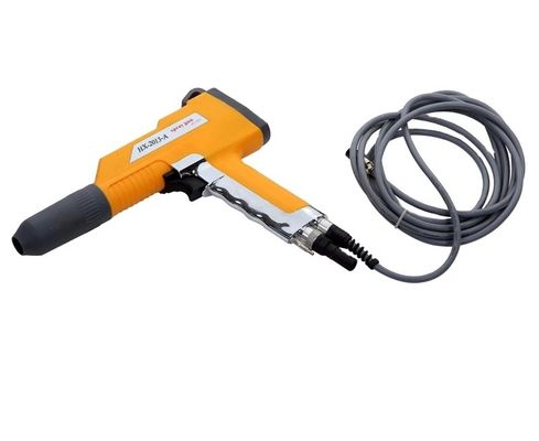 Système automatique de revêtement électrostatique en poudre pour les substrats d'acier dans les imprimeries