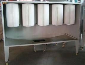Filtres de cabine de revêtement en poudre résistant aux produits chimiques avec maille galvanisée et joint EVA