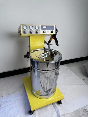 Ligne de production de revêtement en poudre de surface métallique avec pistolet de revêtement électrostatique