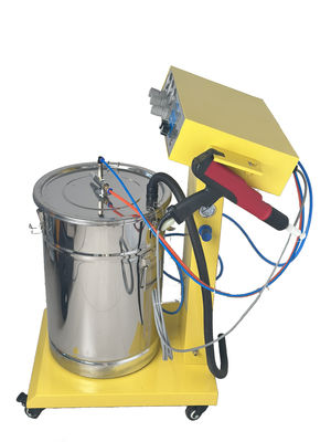 Pistolet de revêtement en poudre électrostatique manuel économique pour les surfaces métalliques