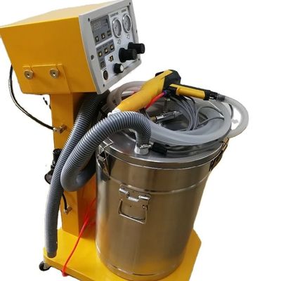 Machine de pulvérisation de revêtement en poudre électrostatique portable en acier inoxydable avec pistolet de peinture manuel