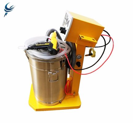 Machine de pulvérisation de revêtement en poudre électrostatique portable en acier inoxydable avec pistolet de peinture manuel