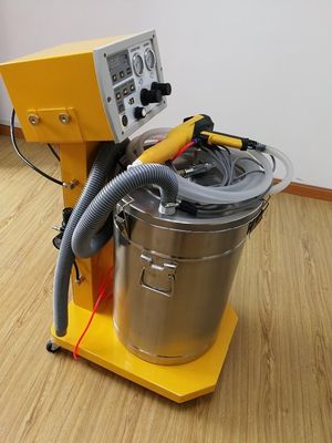 Machine de pulvérisation de revêtement en poudre électrostatique portable en acier inoxydable avec pistolet de peinture manuel