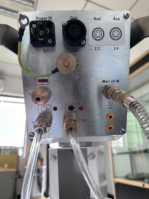 Machine de revêtement en poudre électrostatique haute tension de substrat d'acier à 110V/220V