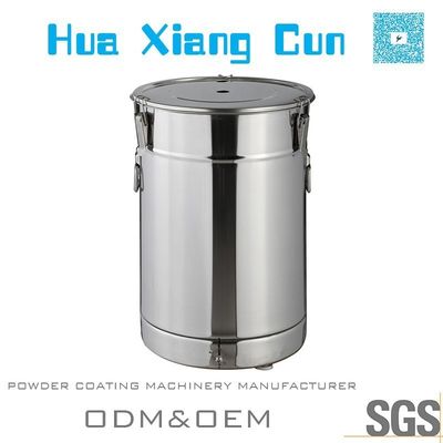 Performances durables Grandes capacités en acier inoxydable poudre de revêtement de seau