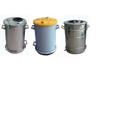 Performances durables Grandes capacités en acier inoxydable poudre de revêtement de seau